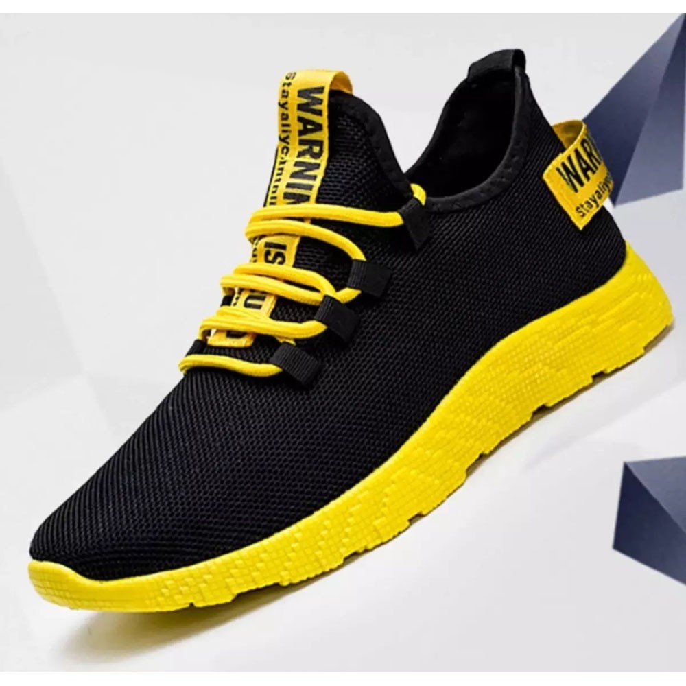 SNEAKERS FOR MEN WATERPROOF KOREAN MESH BREATHABLE LIGHTWEIGHT TRENDY SHOES FOR MEN